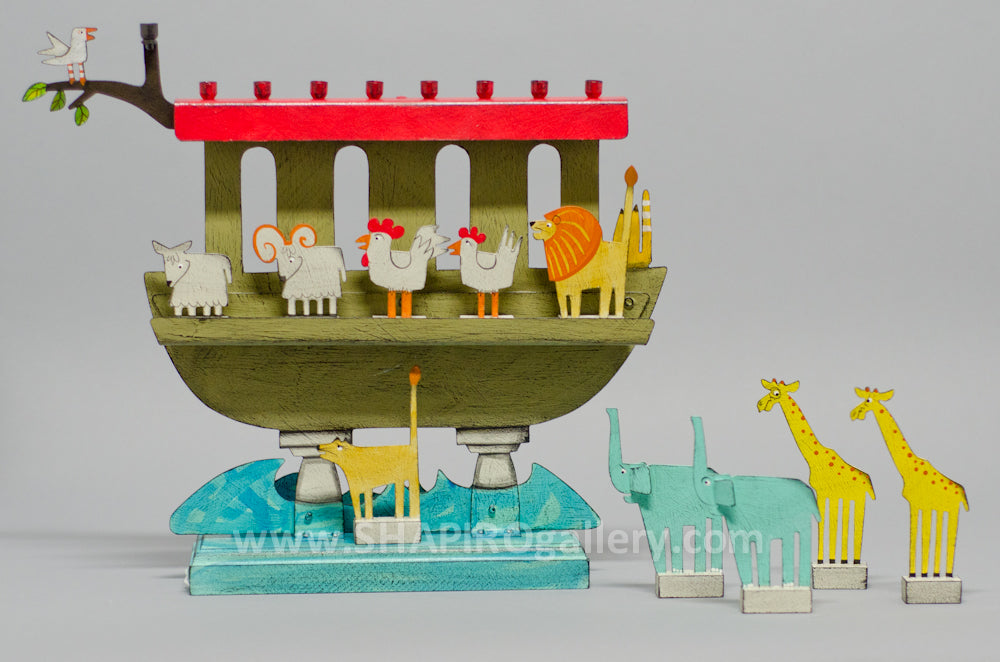 Noah's Ark Menorah