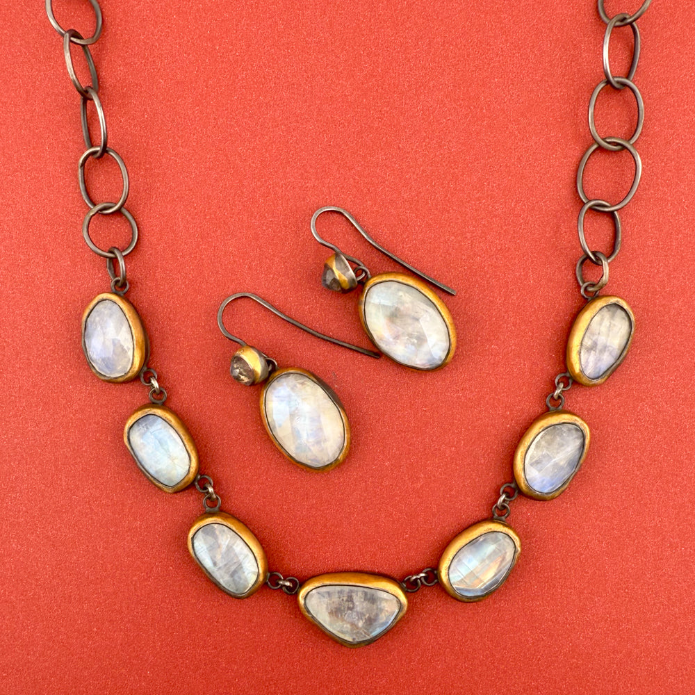 Moonstone and Labradorite Set