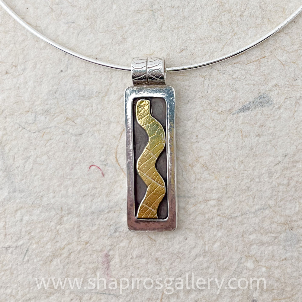 Framed Squiggle Necklace