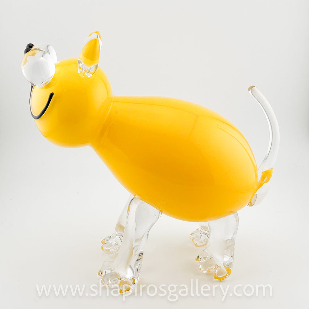 Blown Glass Cat