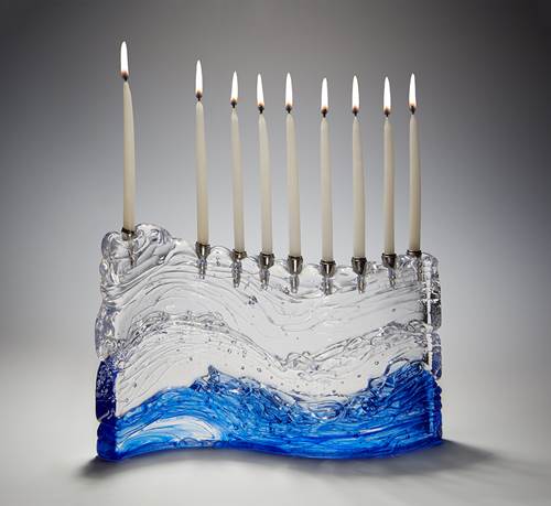 Bermuda S Menorah - Blue