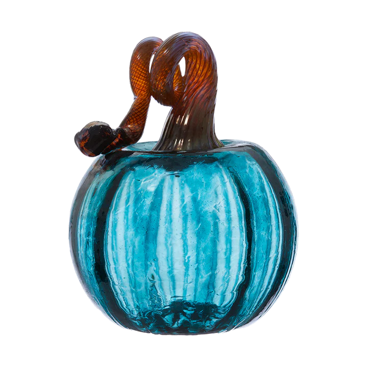 Round Pumpkin - Teal (multiple sizes available)