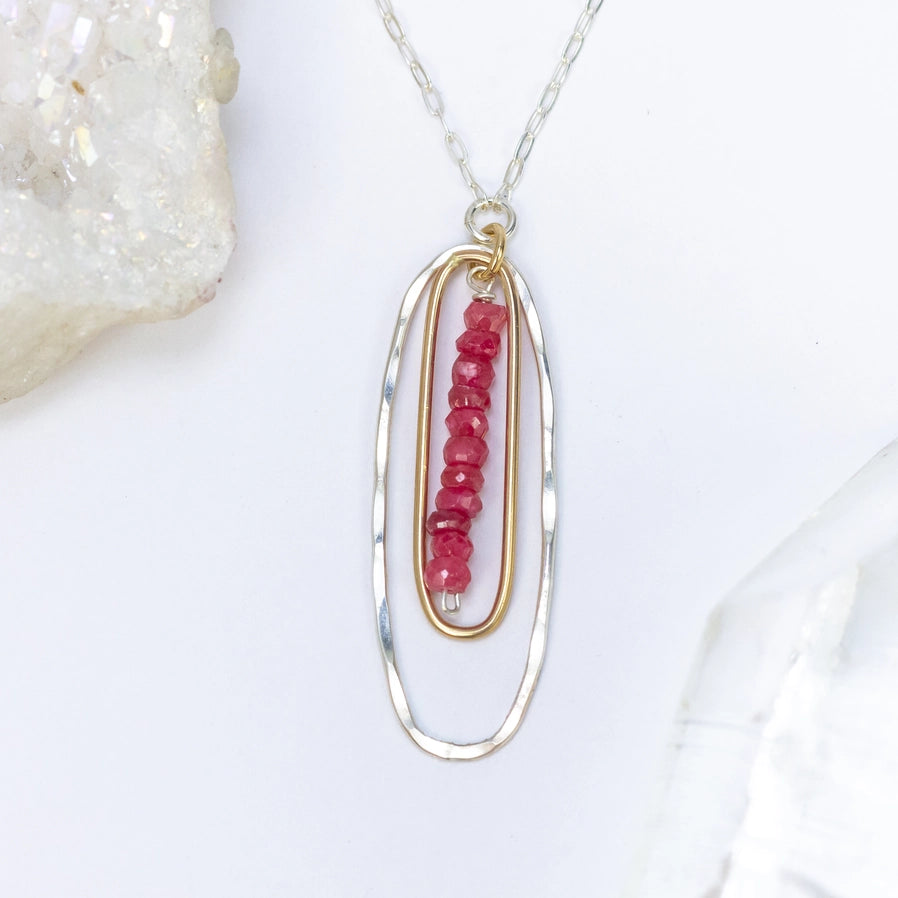 Crimson Glow Pendant