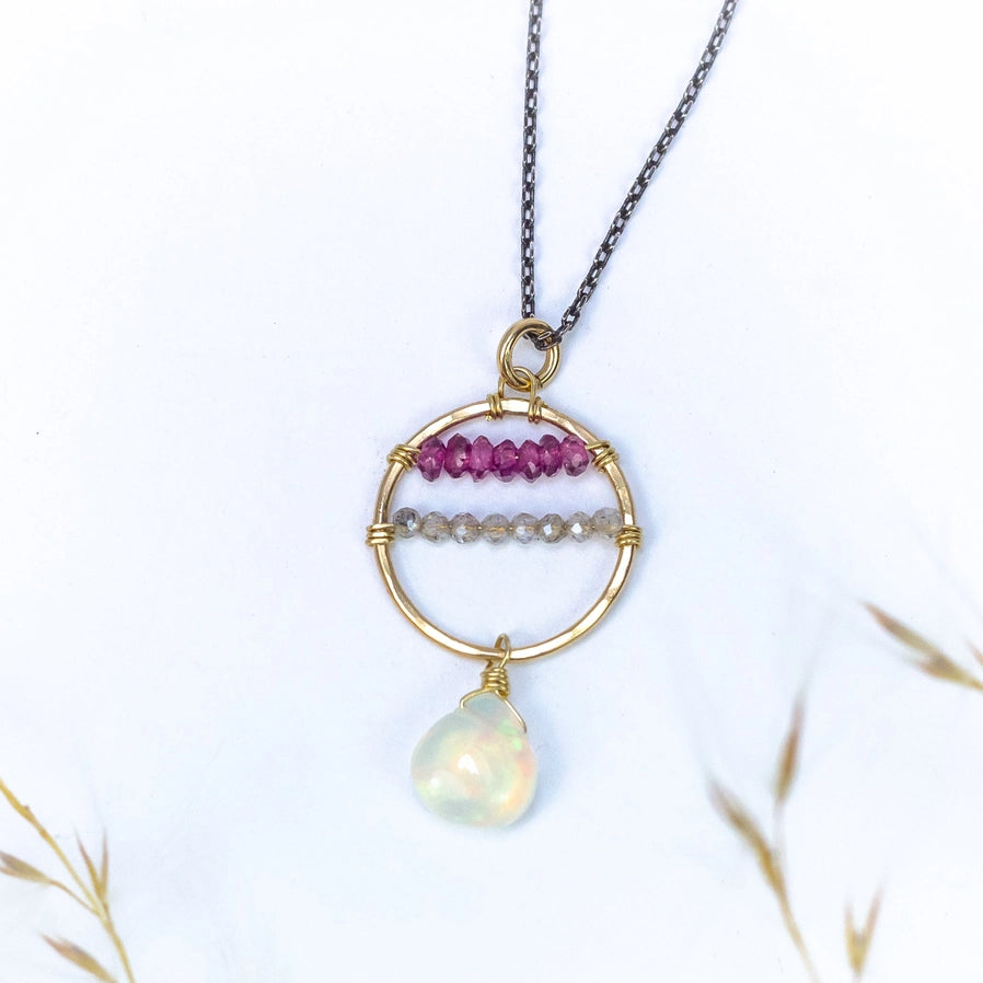 Gemstone Dusk Pendant