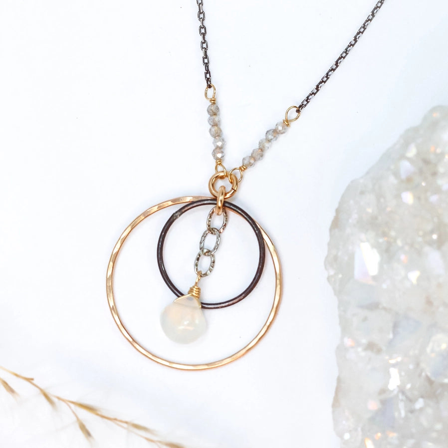 Opal Orbit Necklace