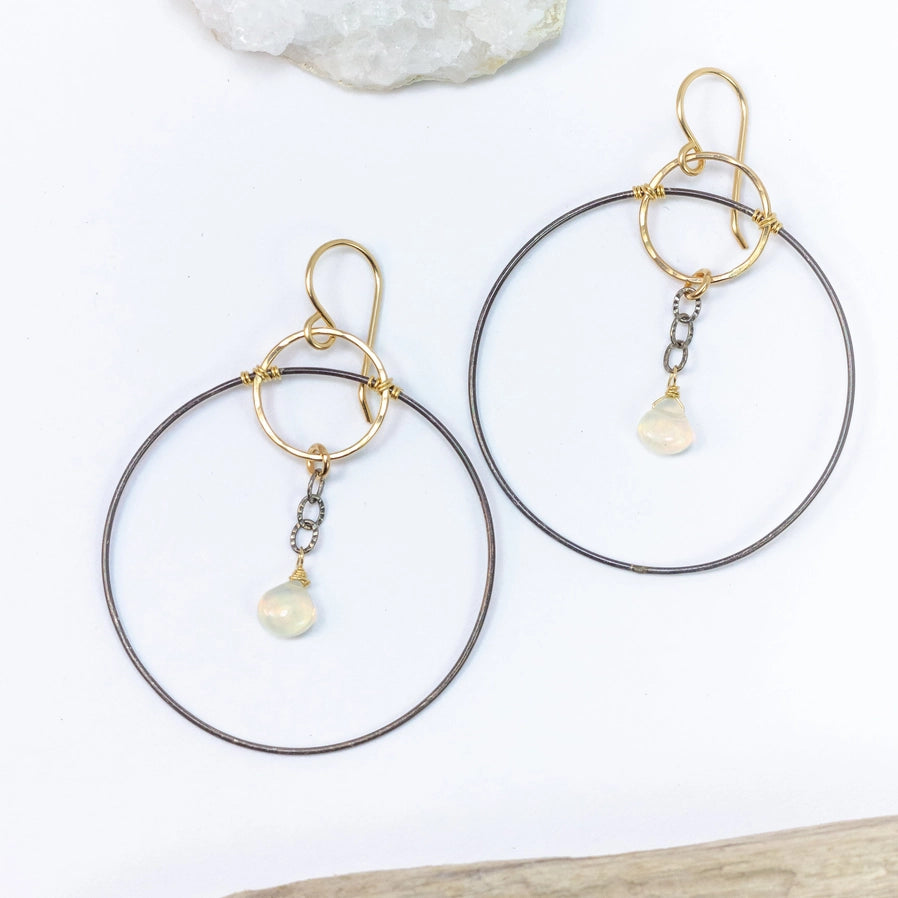 Opal Orbit Earrings