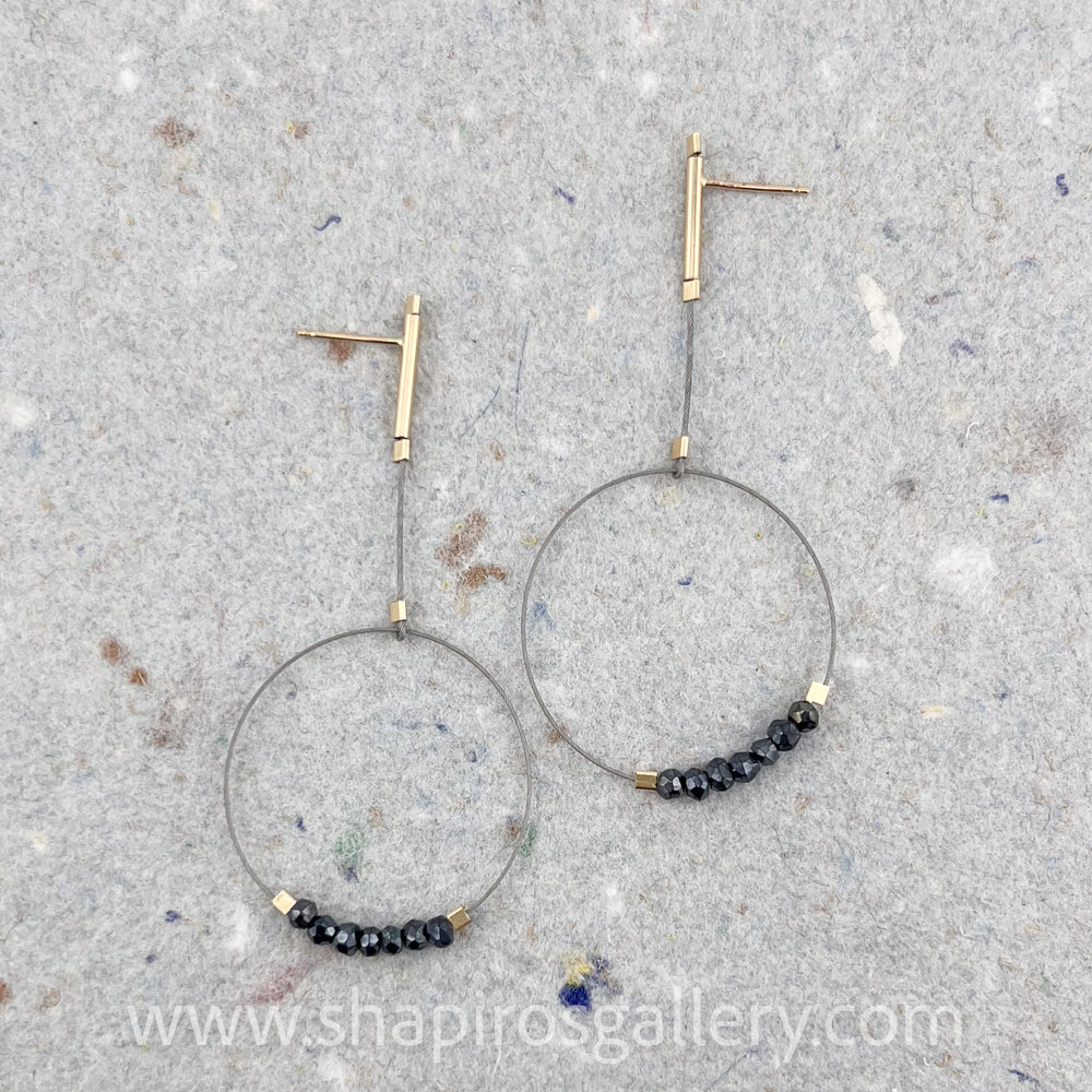 Uni Post Earrings - Spinel