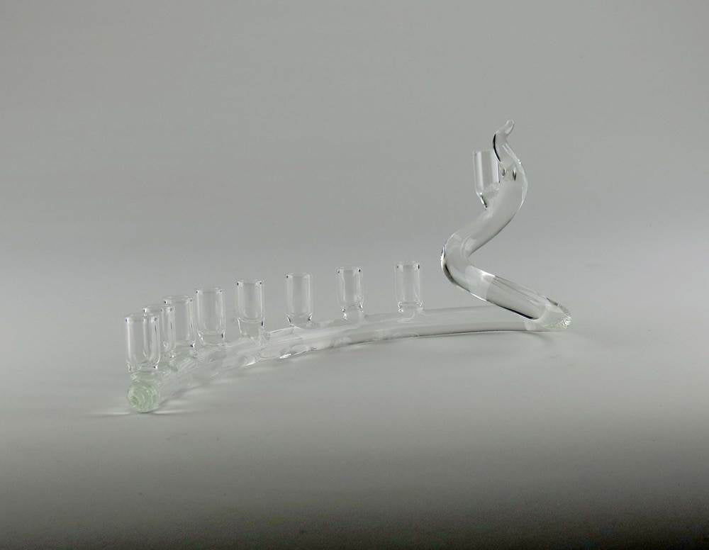 Spiral Menorah, Clear