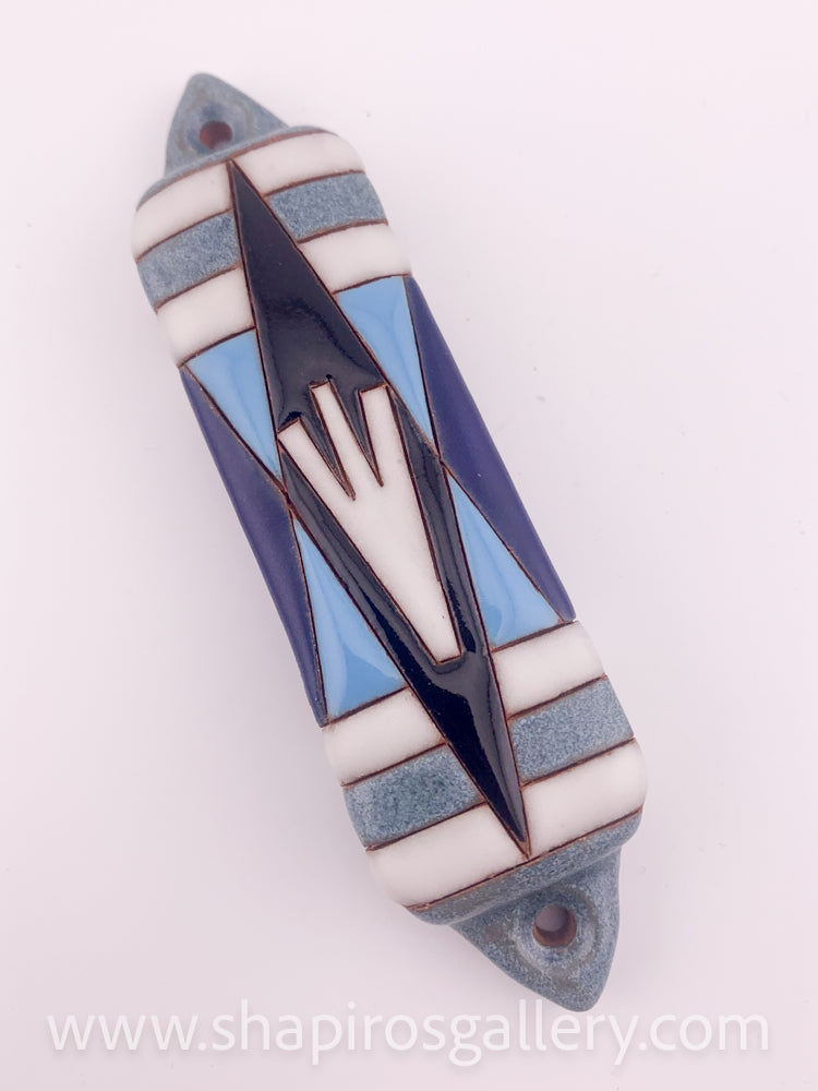 Blue Mezuzah