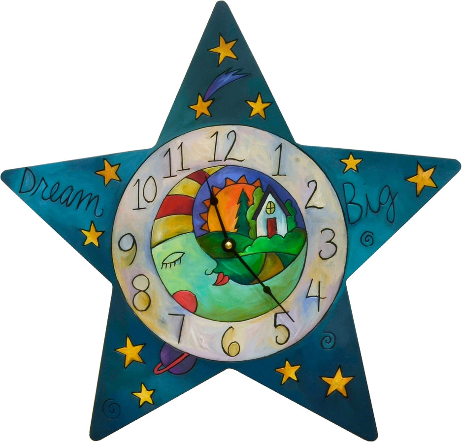 "Who Hung the Moon" Star Clock