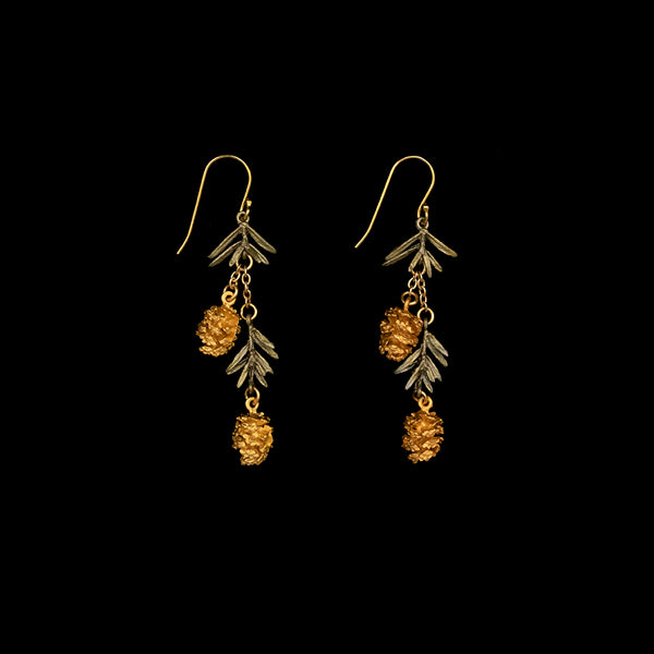 Pine Needle Statement Earrings